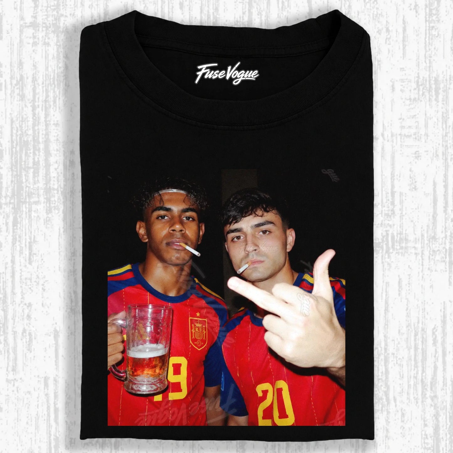 Spain Football Style Tee 2.0 - FUSEVOGUE