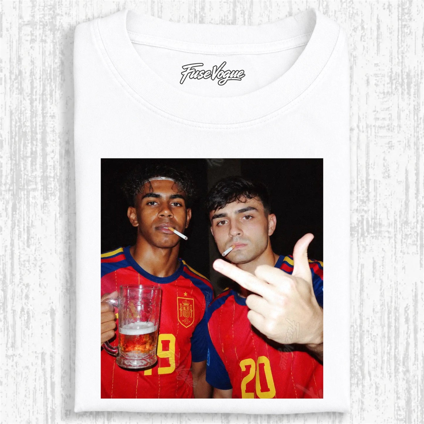 Spain Football Style Tee 2.0 - FUSEVOGUE
