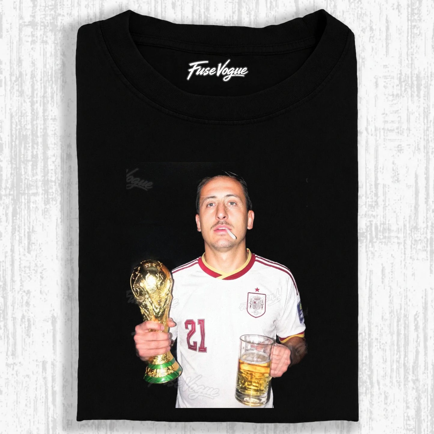 Spain Football Style Tee V1.7 - FUSEVOGUE