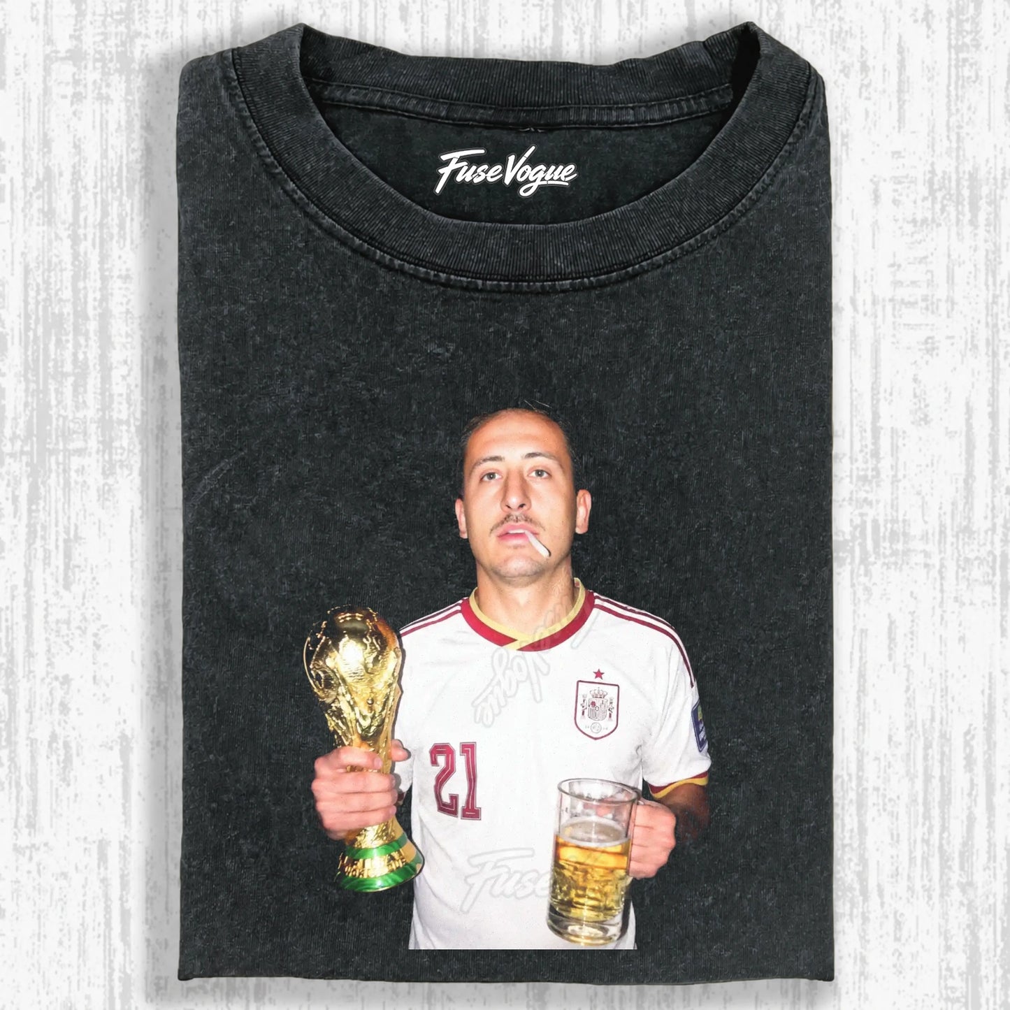 Spain Football Style Tee V1.7 - FUSEVOGUE