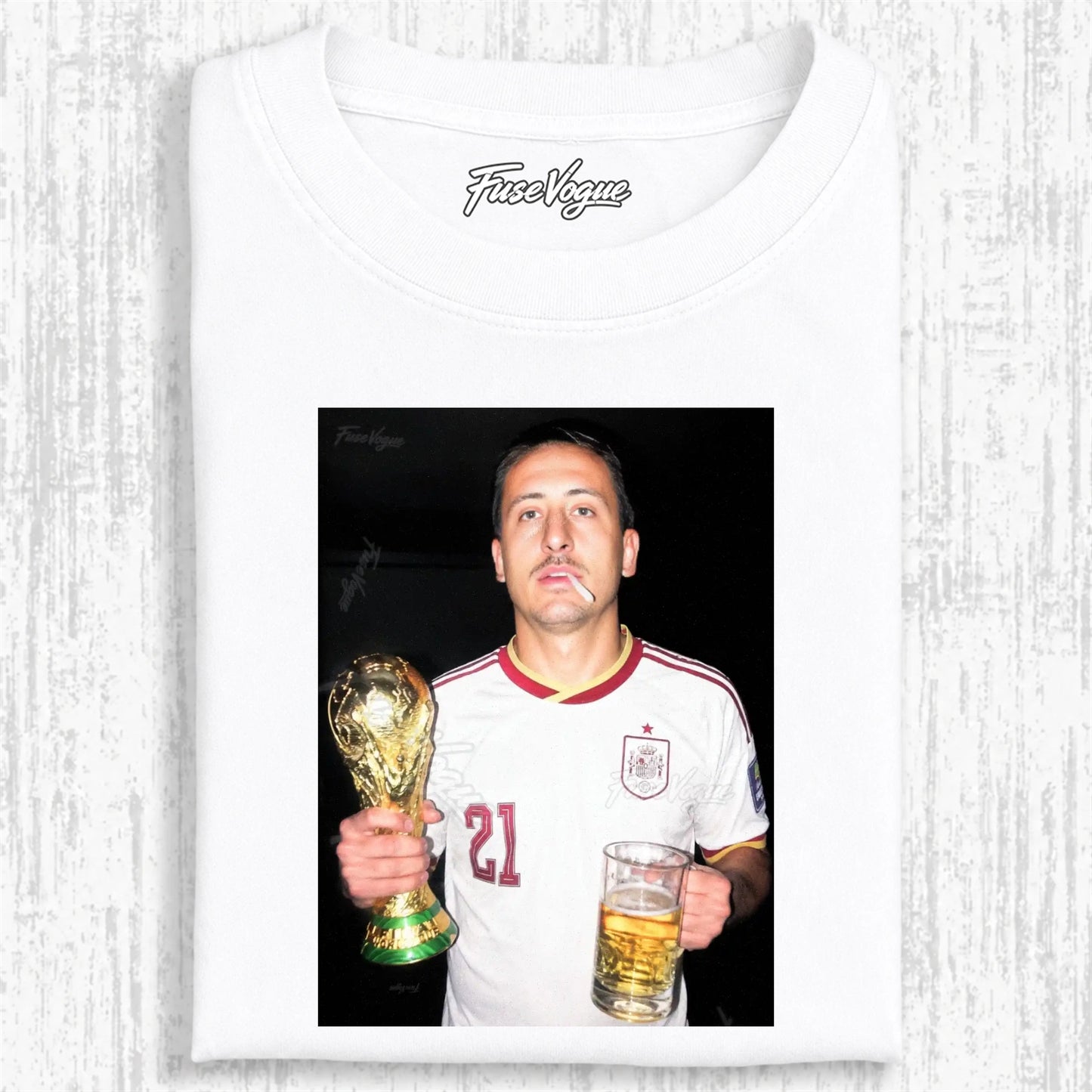 Spain Football Style Tee V1.7 - FUSEVOGUE
