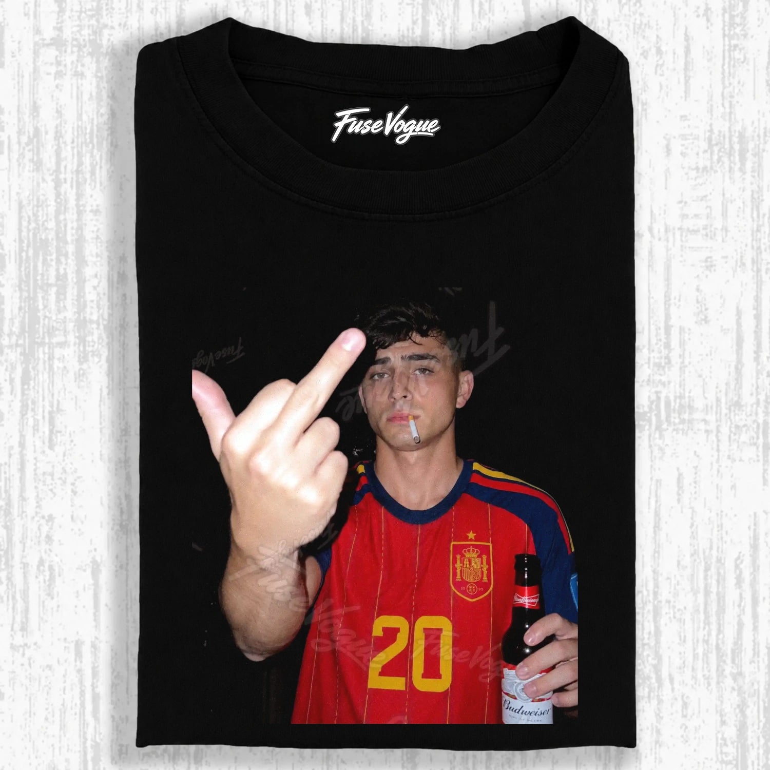 Spain Soccer Style Tee 1 - FUSEVOGUE
