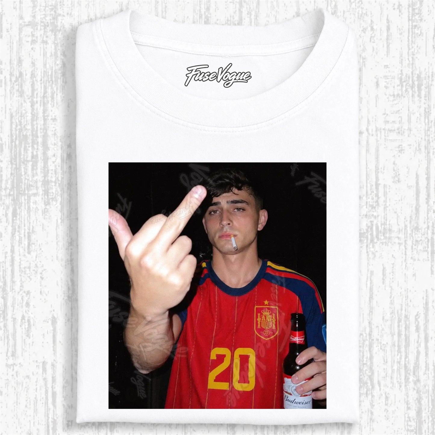 Spain Soccer Style Tee 1 - FUSEVOGUE