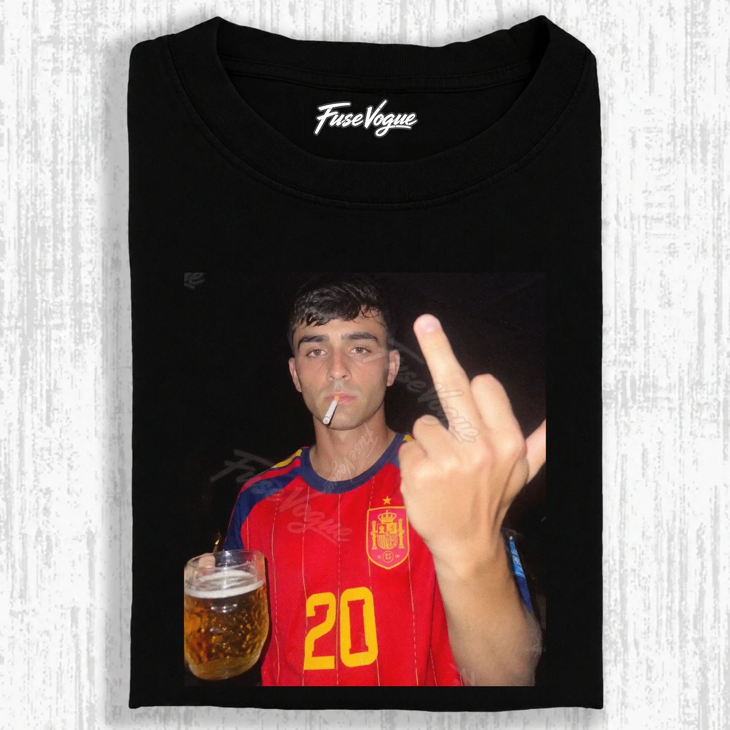Spain Soccer Style Tee 2 - FUSEVOGUE