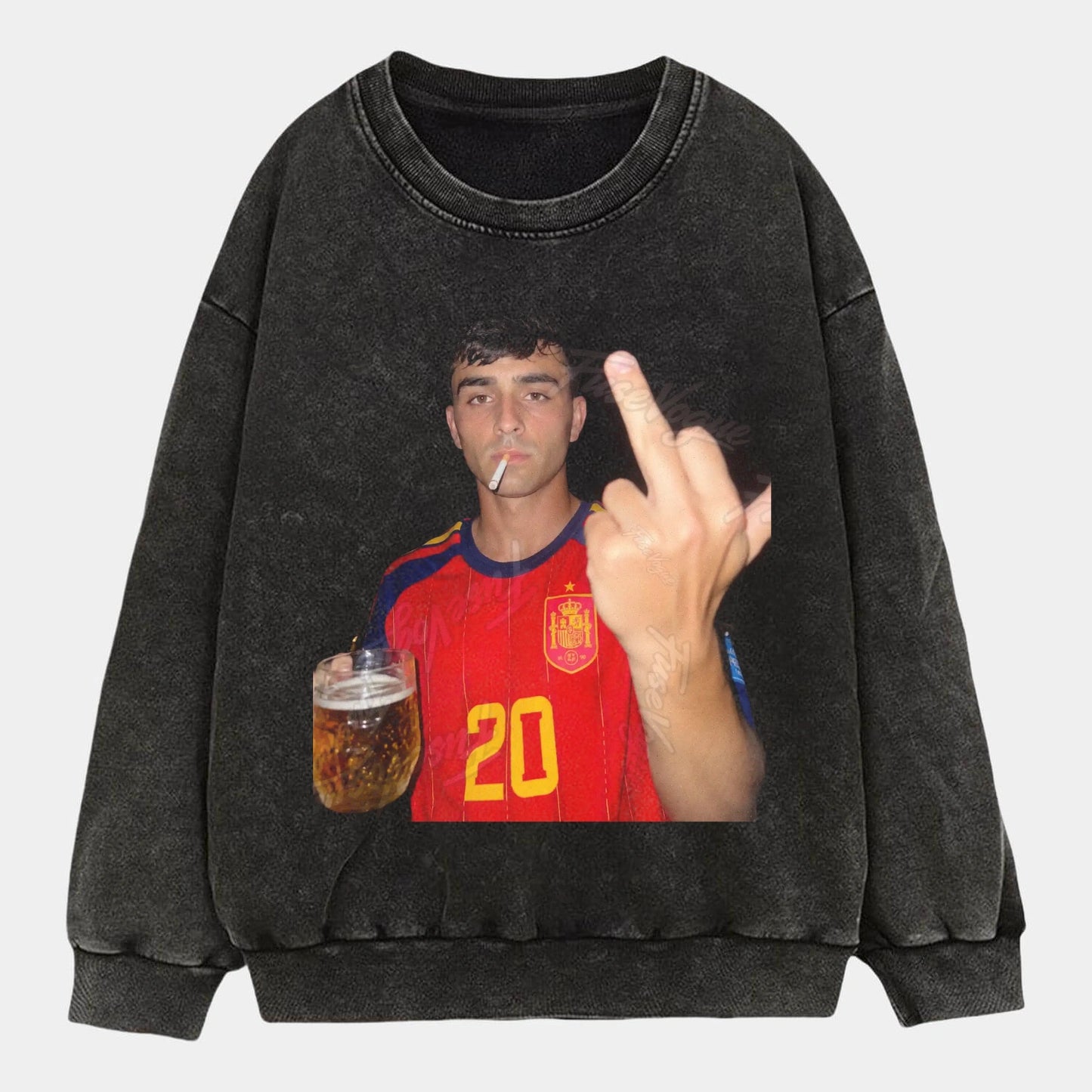 Spain Soccer Style Tee 2 - FUSEVOGUE