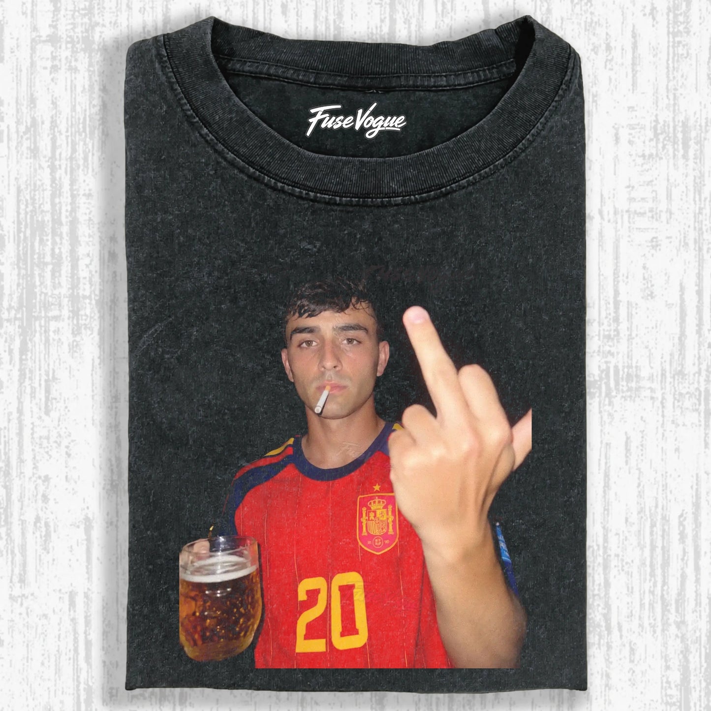 Spain Soccer Style Tee 2 - FUSEVOGUE