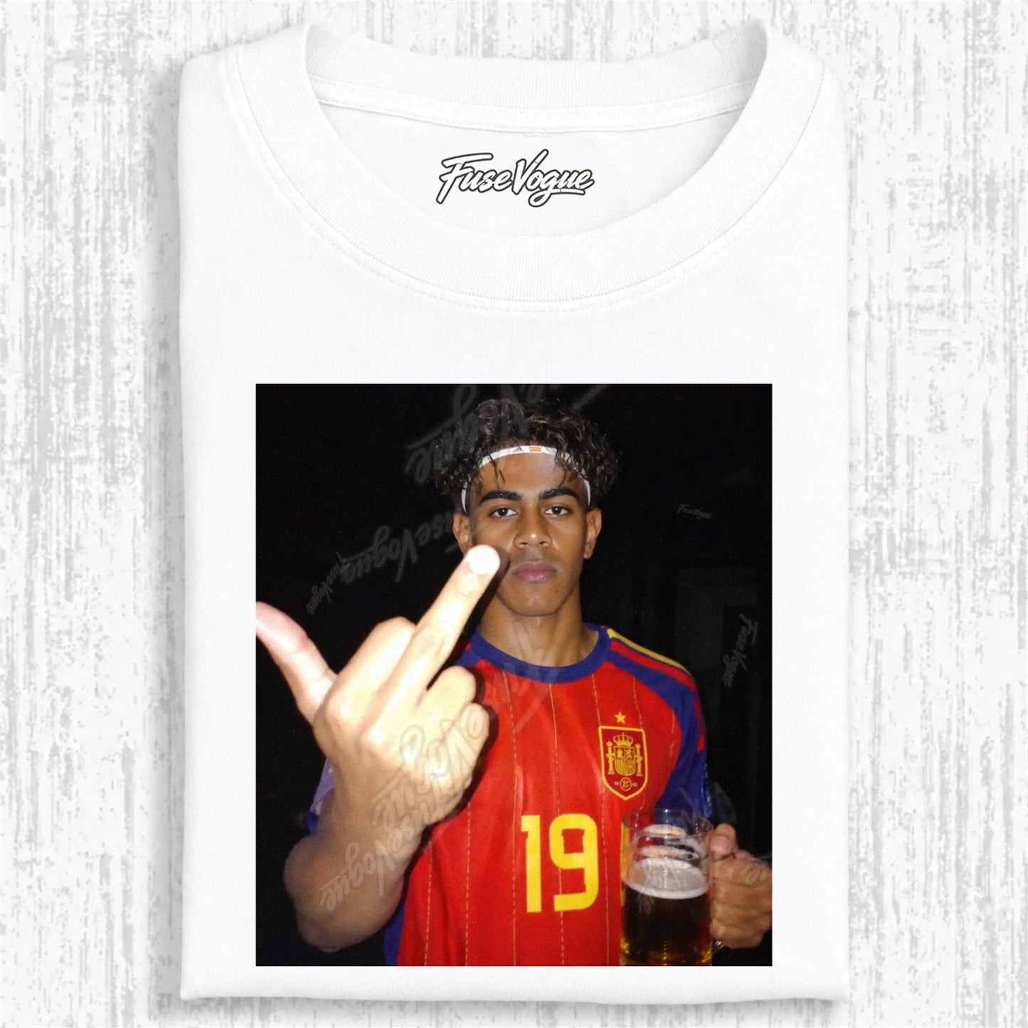 Spain Soccer Style Tee 3 - FUSEVOGUE