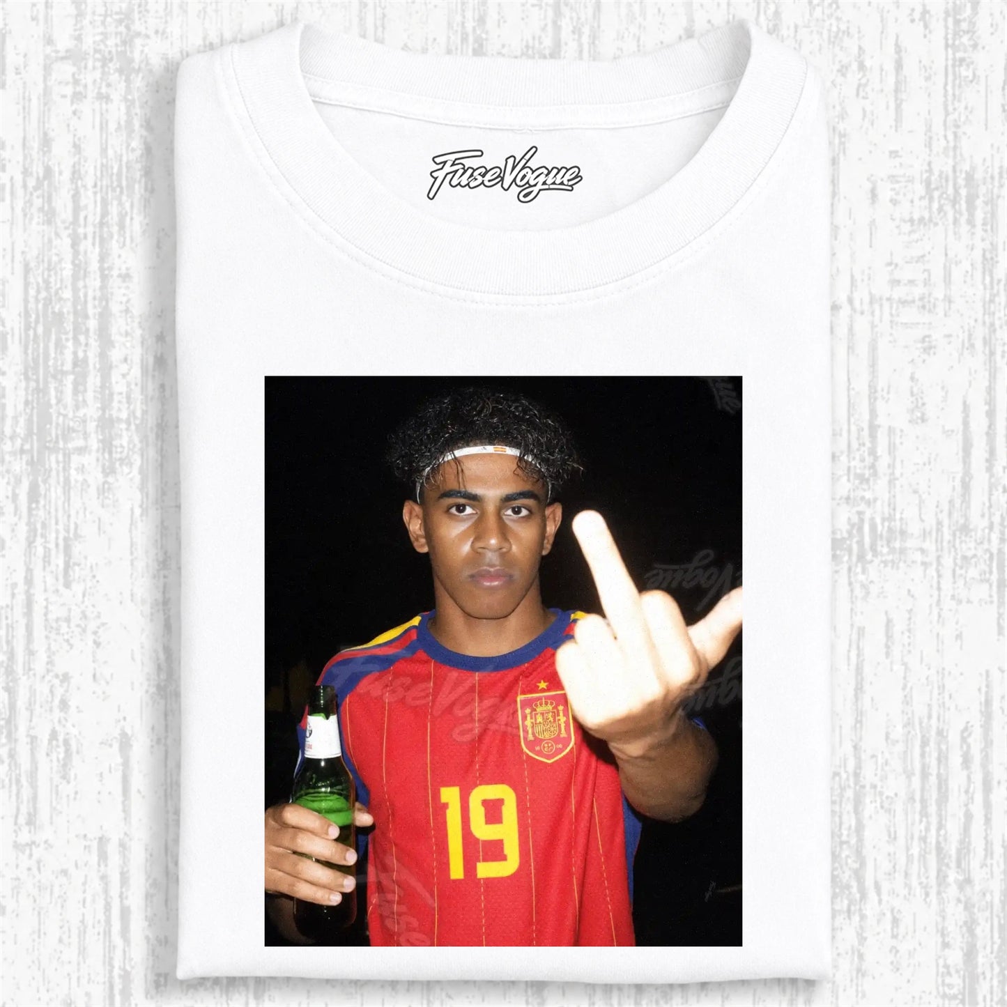 Spain Soccer Style Tee 4 - FUSEVOGUE