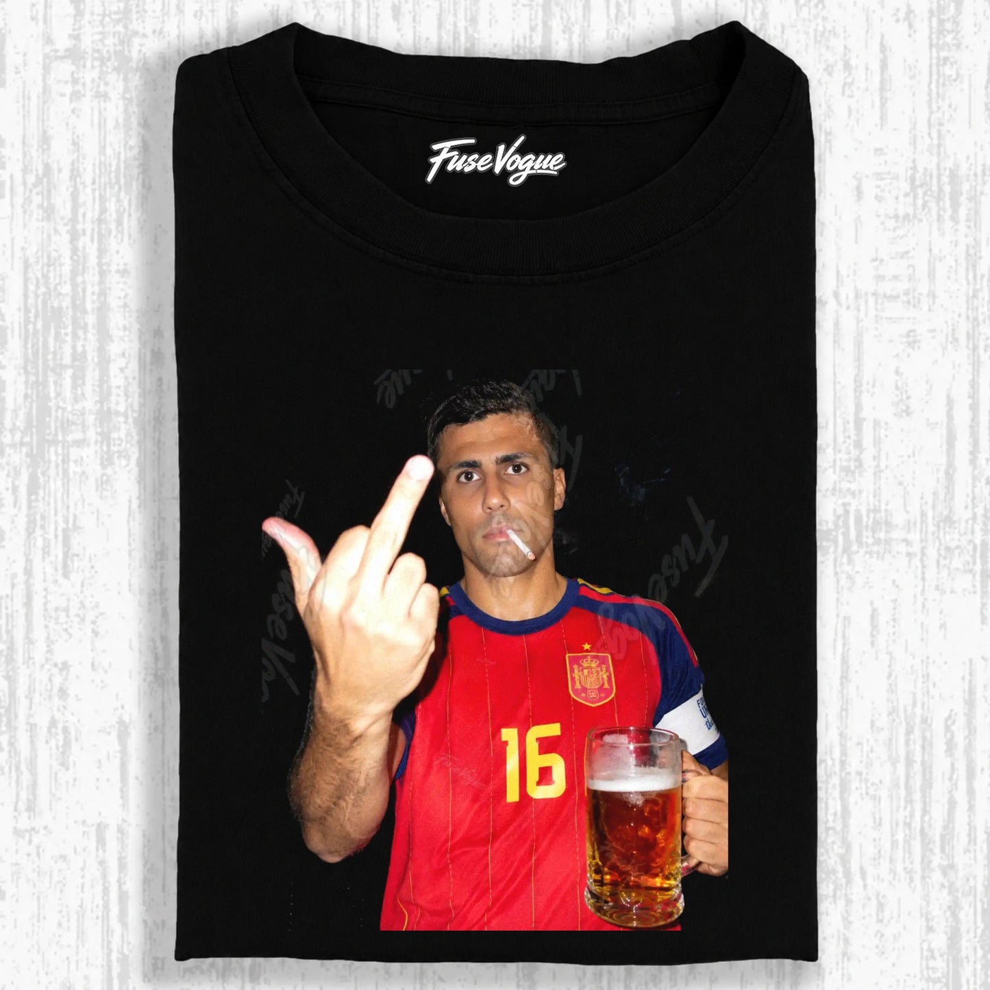Spain Soccer Style Tee 5 - FUSEVOGUE