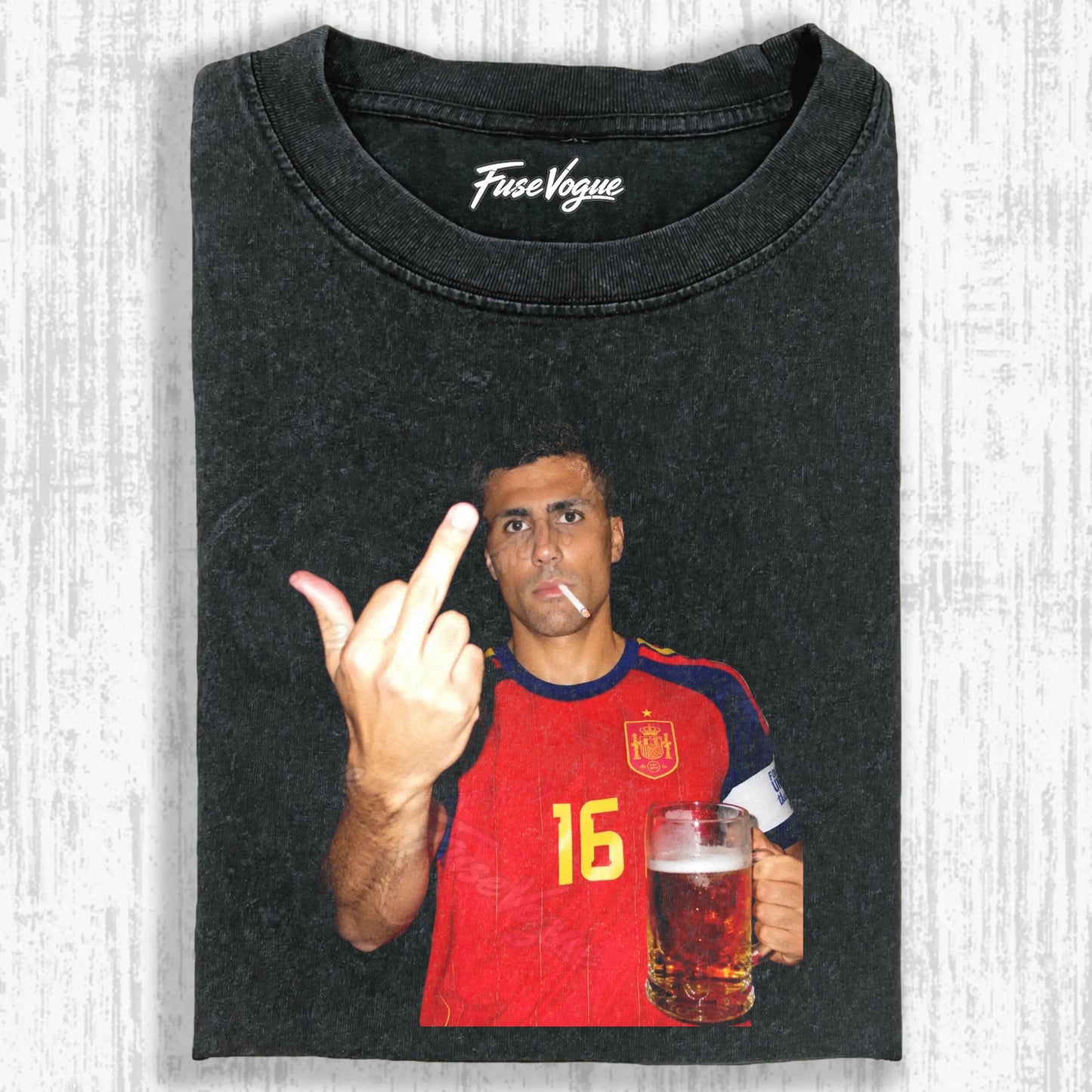 Spain Soccer Style Tee 5 - FUSEVOGUE