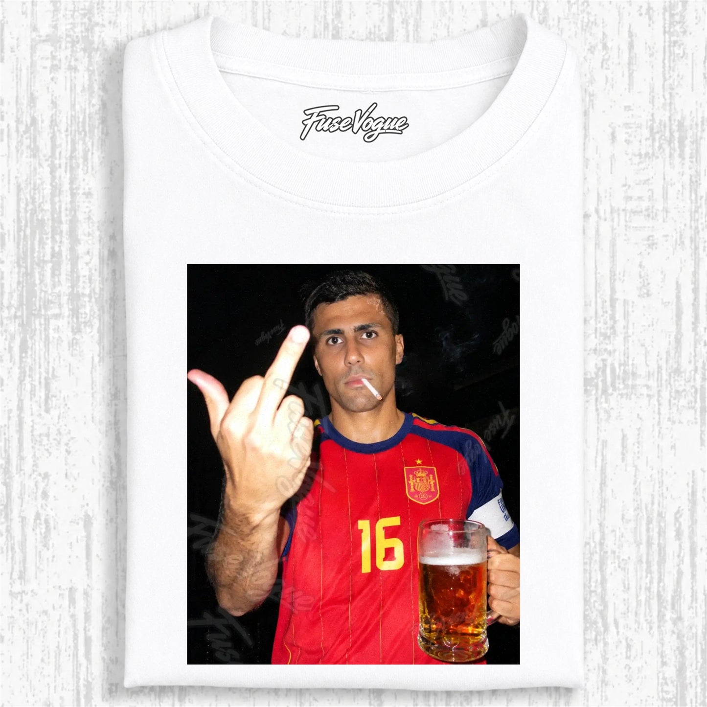 Spain Soccer Style Tee 5 - FUSEVOGUE