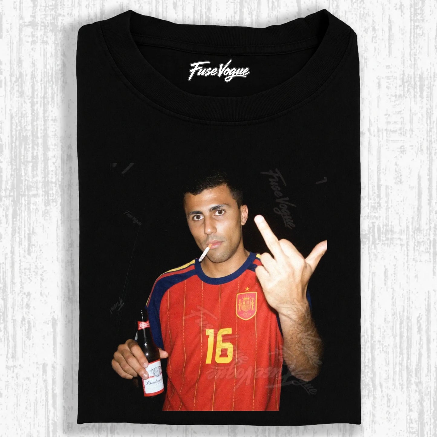 Spain Soccer Style Tee 6 - FUSEVOGUE