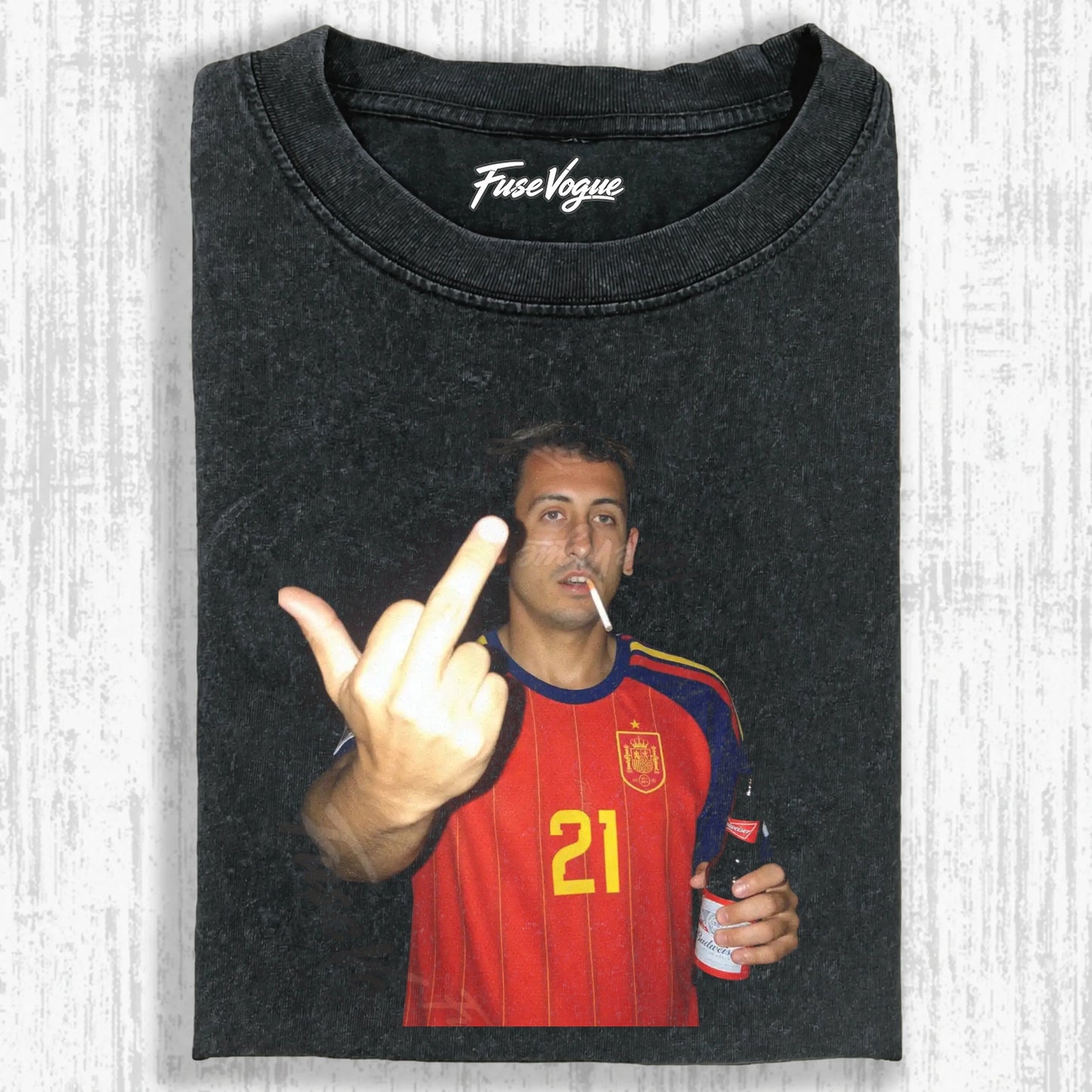 Spain Soccer Style Tee 8 - FUSEVOGUE