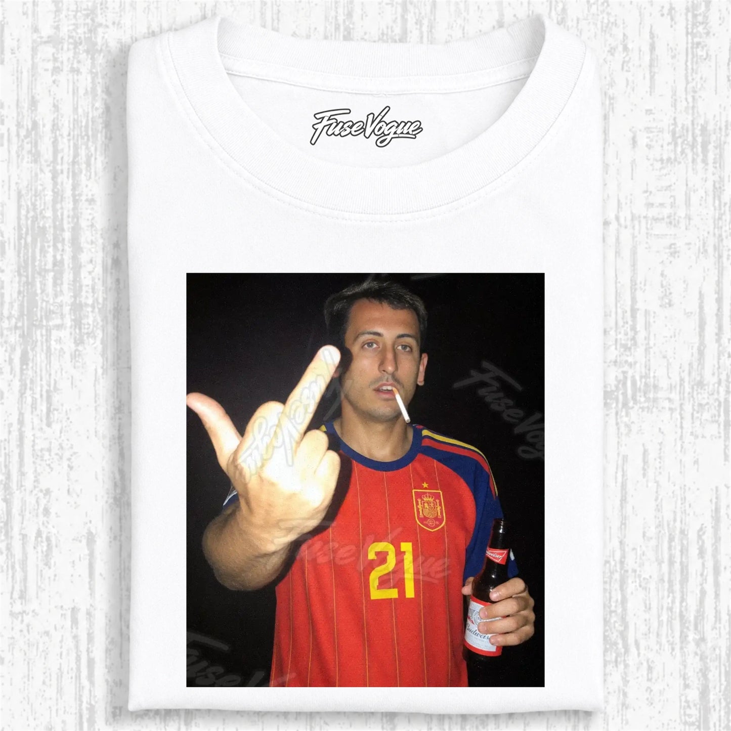 Spain Soccer Style Tee 8 - FUSEVOGUE