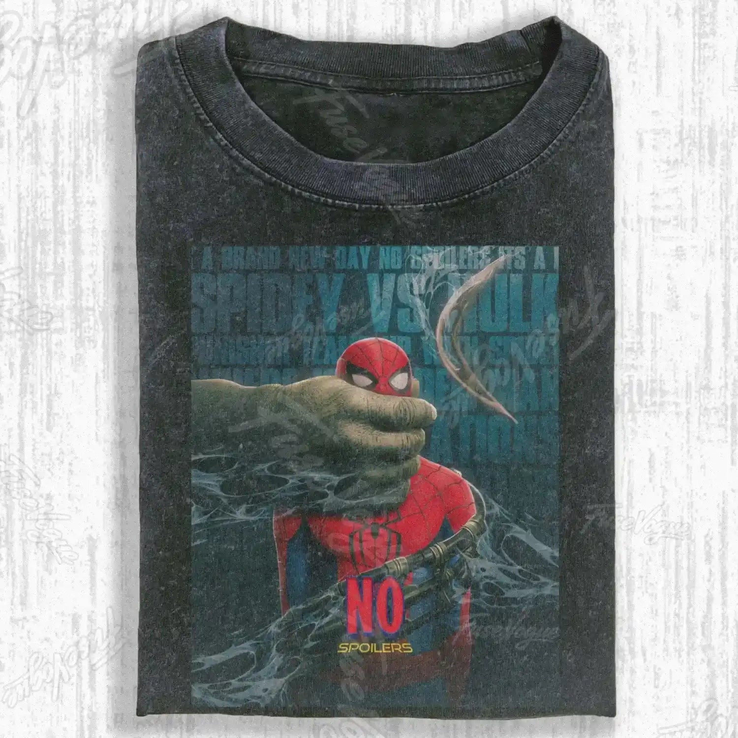 SPIDER SHADOW HERO GRAPHIC T-SHIRT - FUSEVOGUE