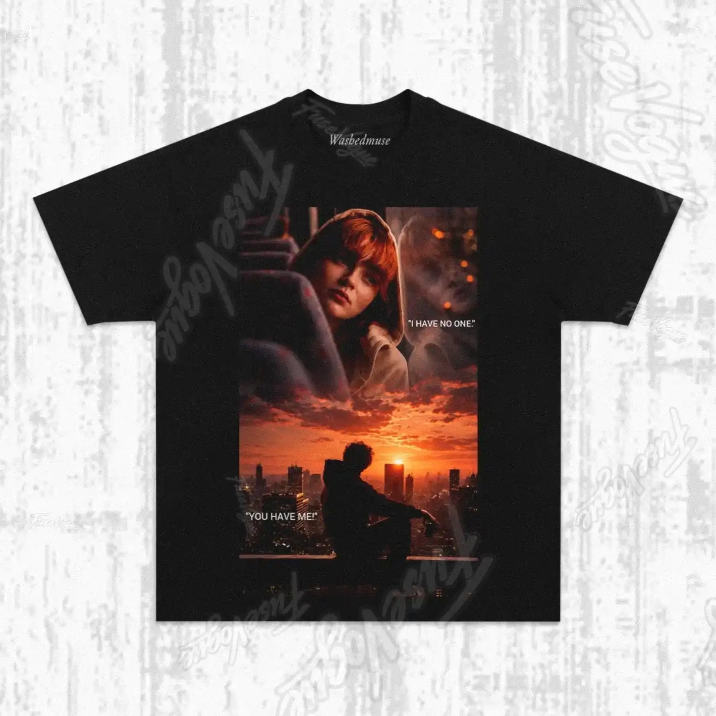 SPIDER SHADOW HERO GRAPHIC T-SHIRT - FUSEVOGUE
