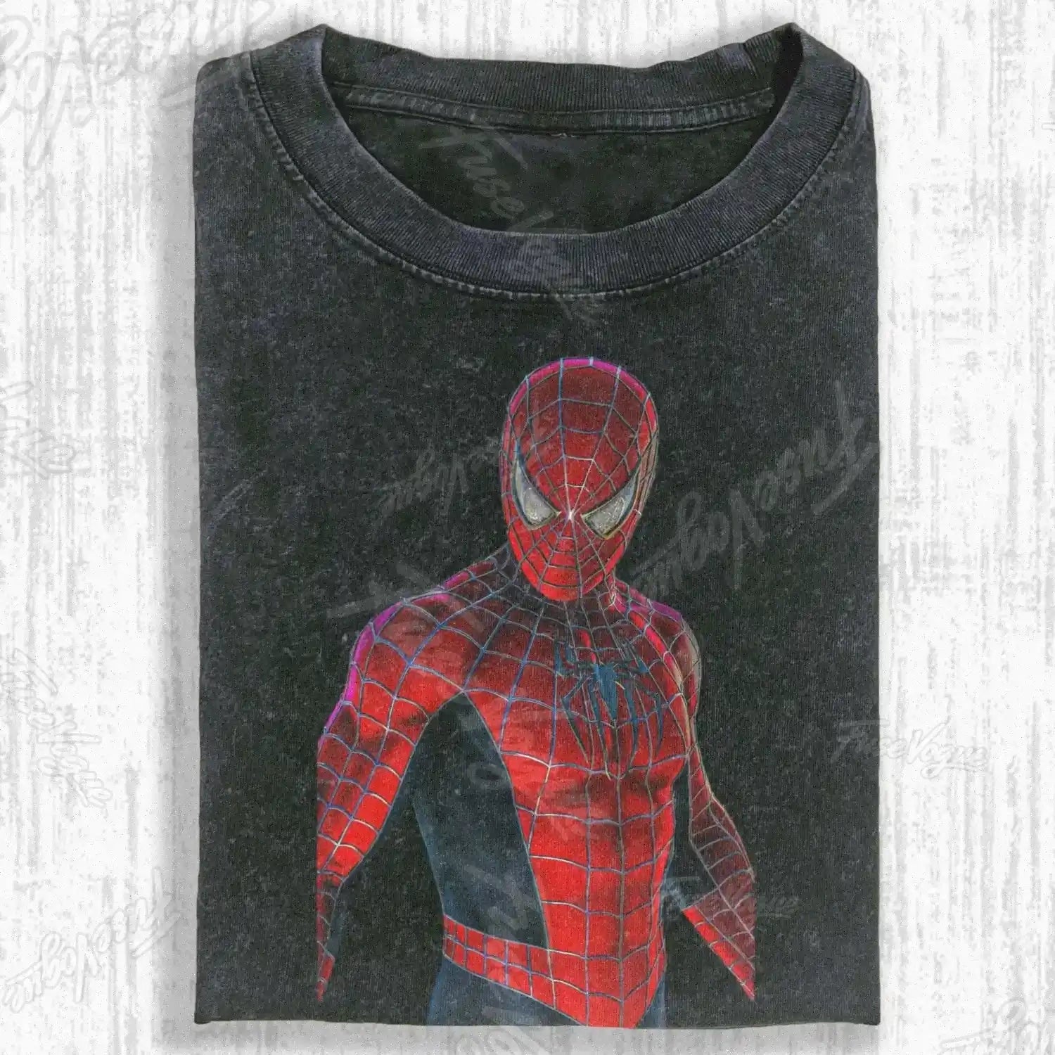 SPIDER SHADOW HERO GRAPHIC T-SHIRT - FUSEVOGUE
