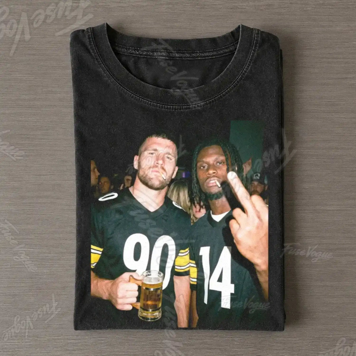 T.JW90 & GP14 Steelers Football Tee - FUSEVOGUE