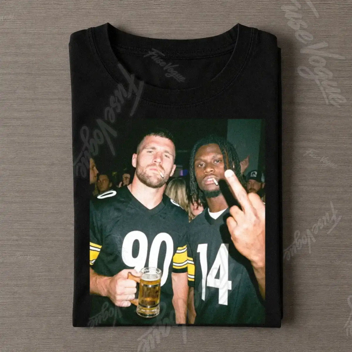 T.JW90 & GP14 Steelers Football Tee - FUSEVOGUE