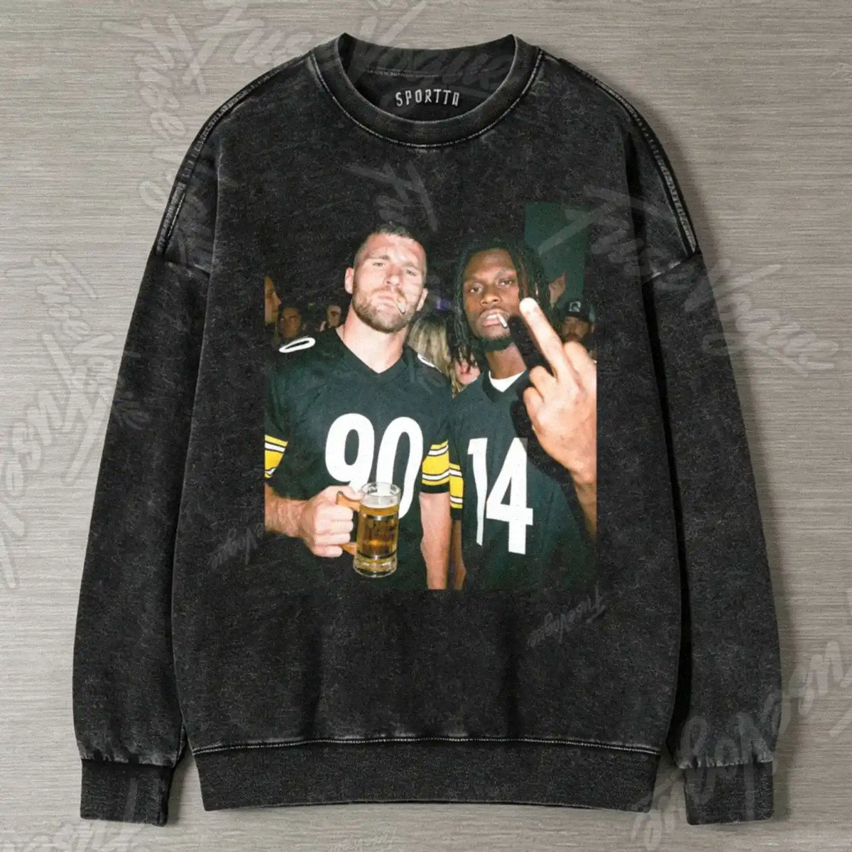 T.JW90 & GP14 Steelers Football Tee - FUSEVOGUE