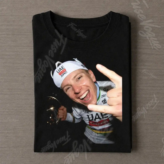 Tadej Pogačar 2026 Vintage Crying Tee - FUSEVOGUE