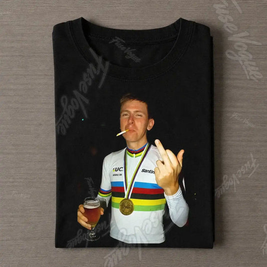 Tadej Pogačar 2026 Vintage Crying Tee - FUSEVOGUE