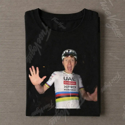 Tadej Pogačar 2026 Vintage Crying Tee - FUSEVOGUE