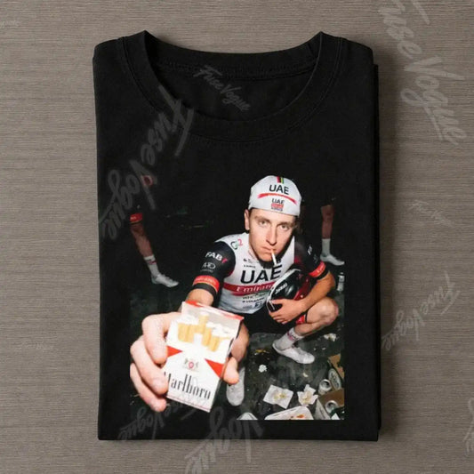Tadej Pogačar 2026 Vintage Crying Tee - FUSEVOGUE