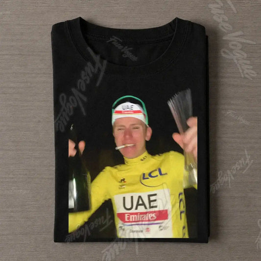 Tadej Pogačar 2026 Vintage Crying Tee - FUSEVOGUE