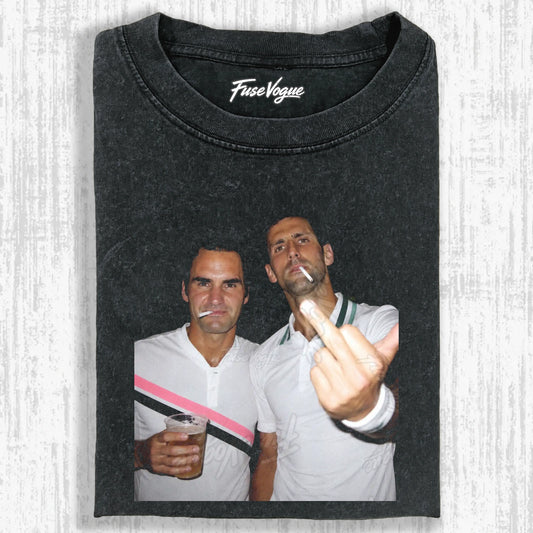 Tennis Legends Tee V2 - FUSEVOGUE