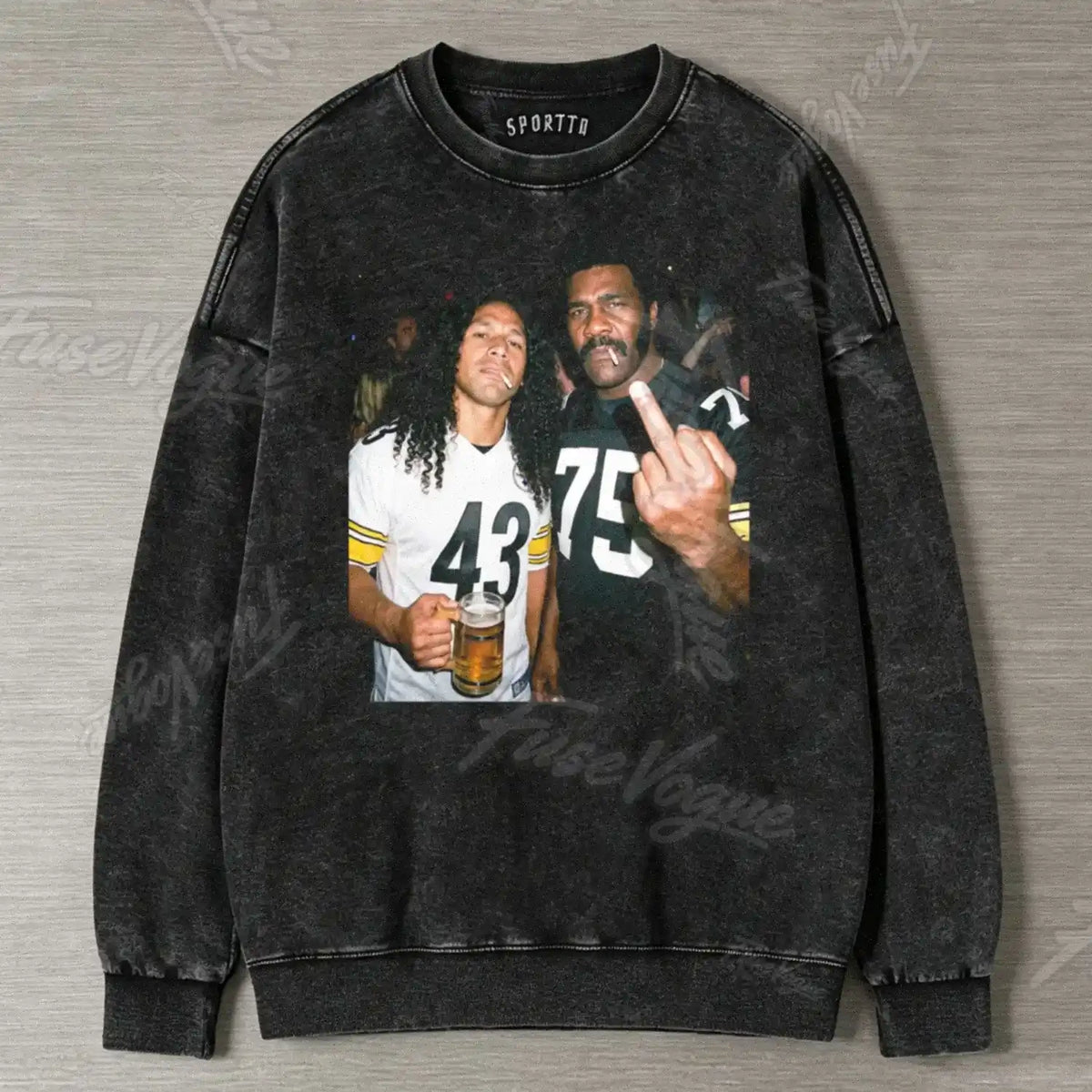 TP43 & JG75 Legend Steelers Football Tee - FUSEVOGUE