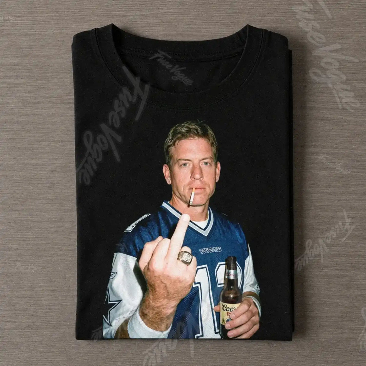 Troy Aikman Football T-shirt [3c796525] - FUSEVOGUE