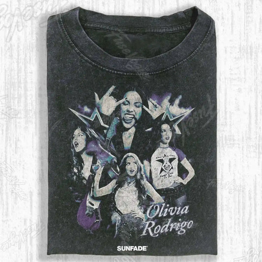 VINTAGE STAGE MONTAGE T-SHIRT - FUSEVOGUE