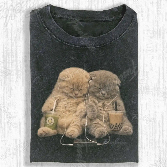 WACKY CAT T-SHIRT - FUSEVOGUE