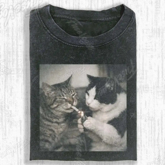 WACKY CAT T-SHIRT - FUSEVOGUE