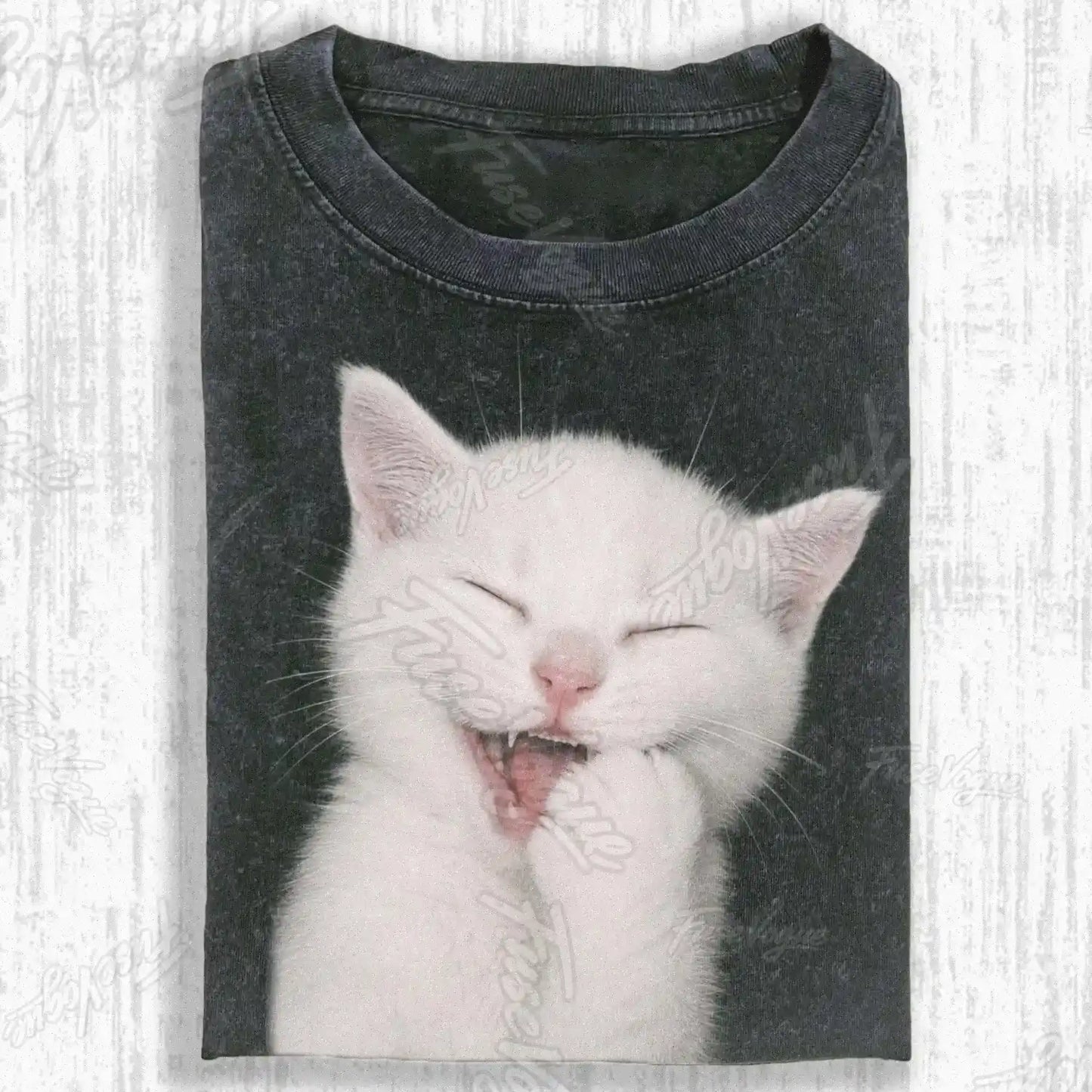 WACKY CAT T-SHIRT - FUSEVOGUE