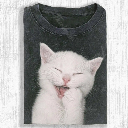 WACKY CAT T-SHIRT - FUSEVOGUE