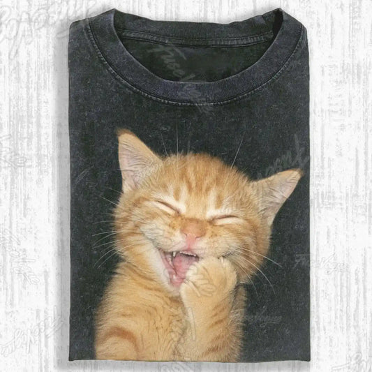 WACKY CAT T-SHIRT - FUSEVOGUE