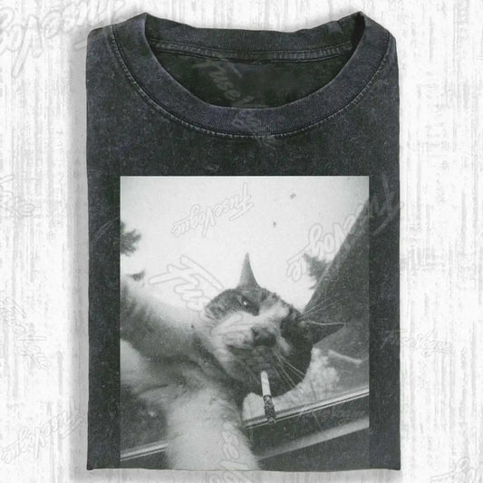 WACKY CAT T-SHIRT - FUSEVOGUE