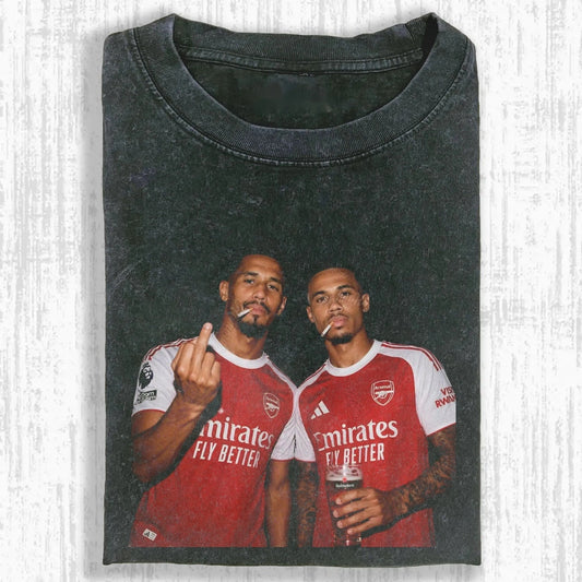 William Saliba ＆ Gabriel Magalhães Tee - FuseVogue