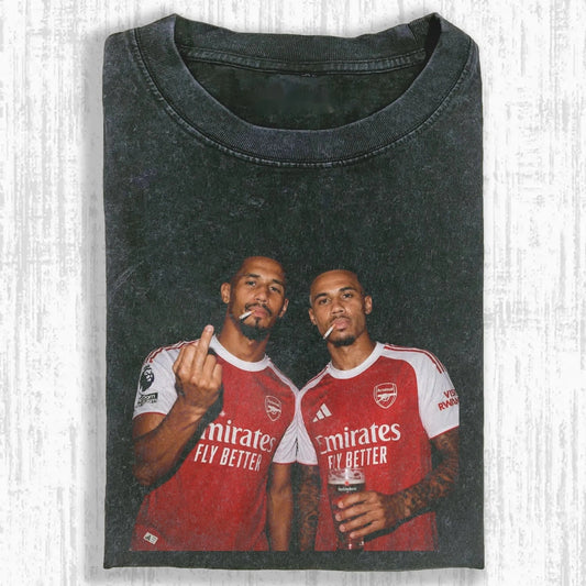 William Saliba ＆ Gabriel Magalhães Tee - FuseVogue