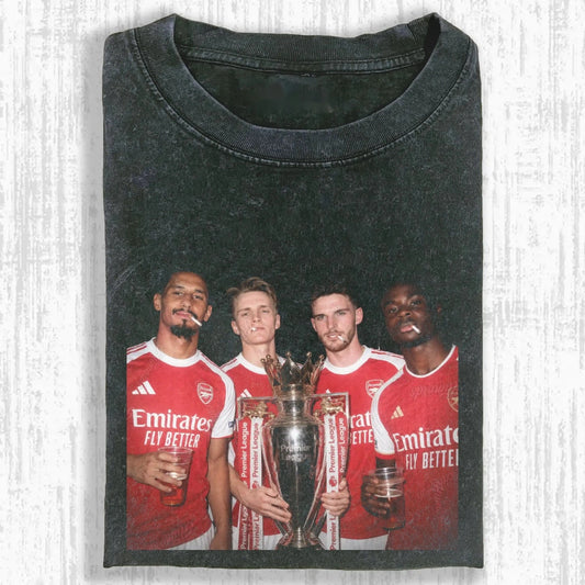 William Saliba & Martin Odegaard & Declan Rice &Bukayo Saka Champion Tee 3.0
