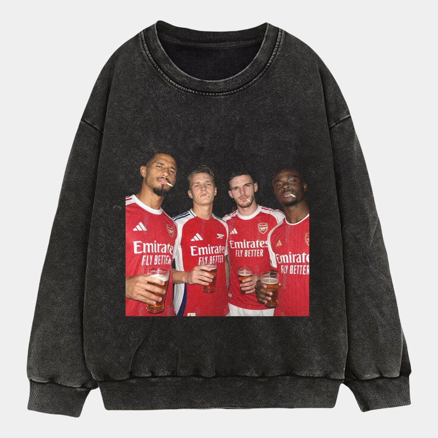 William Saliba ＆ Martin Odegaard ＆ Declan Rice ＆ Bukayo Saka Tee - FuseVogue