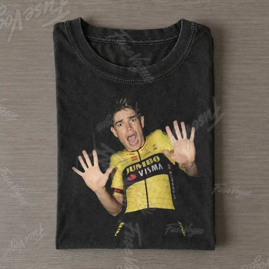 Wout van Aert 2026 Vintage Crying Tee - FUSEVOGUE